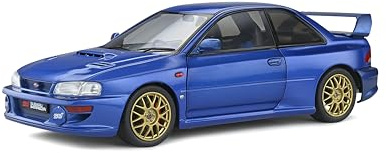 solido S1807401 1:18 1998 Subaru Impreza 22b-Sonic Blu BMW Da Collezione Auto in miniatura