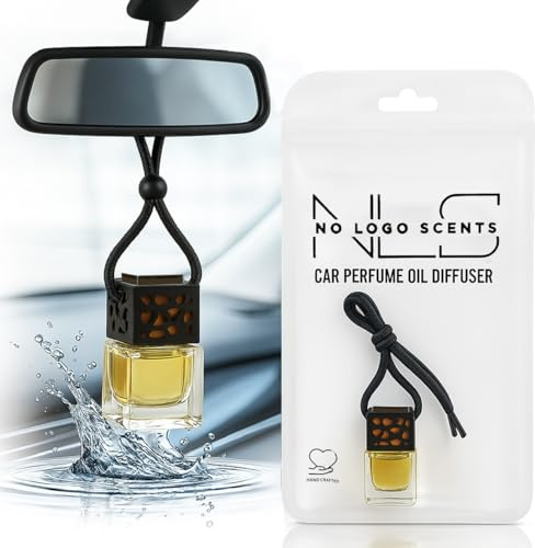 WOODY OUD Car Air Freshener Oil Diffuser – Includes Air Vent Clip and 2-Way Hanging for Long-Lasting, Odor-Eliminating Scent. Enhance Your Drive with a Fresh, Luxurious Fragrance