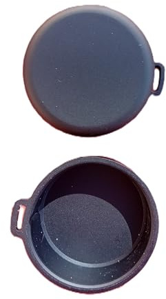 Copriobiettivo 25 mm per binocolo/monoculare, diametro interno 32-34 mm, set di coperture in gomma nere