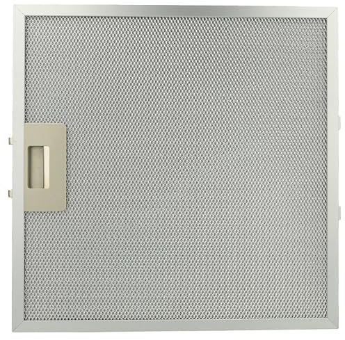 vhbw filtro anti-grasso compatibile con Elica ALUMINOSEALA 90 208001104401 cappa da cucina - 32 x 32 x 0,85 cm, metallo
