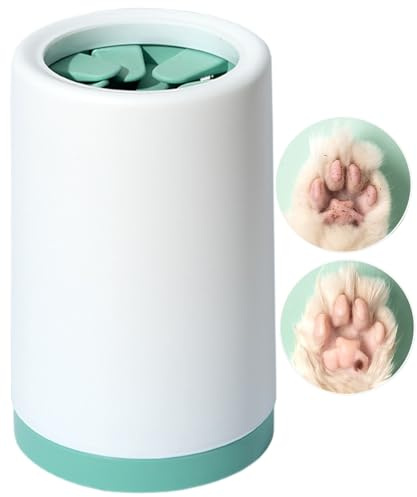 GjnjfdF Dog Paw Cleaner Cup, Dog Paw Cleaning Cup - Leakproof Pet Paw Cleaner Muddy Feet Washing Machine, Foot Cleaning Machine, Dog Brushes for Deep Cleaning, Efficient