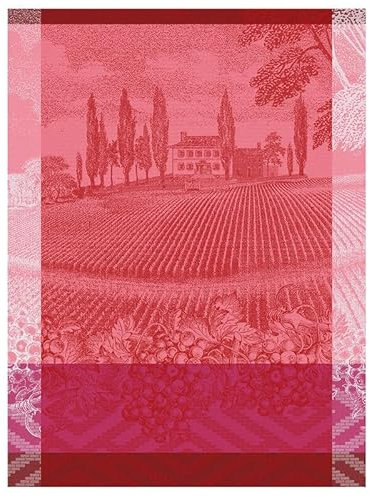Generico Le Jacquard Francais Geschirrtuch - VIGNOBLE Rot