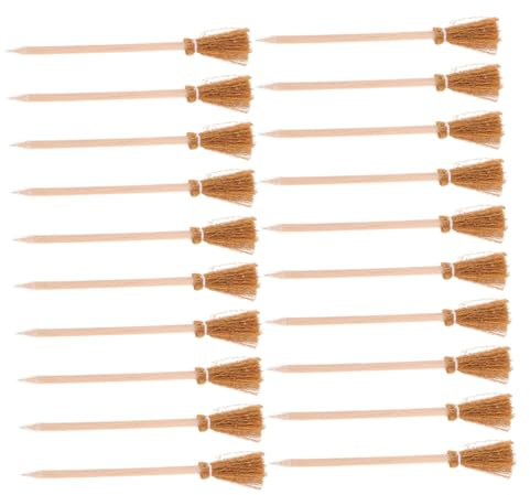 DOITOOL 30 Piezas Lápices Escoba Bruja Halloween Diseño Escritura Suave para Fiestas Escolares y Oficina Decorativo