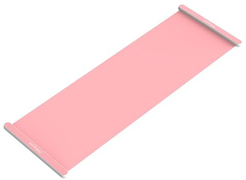 Tappetino per esercizi scorrevoli, 200 x 50 cm, per fitness a casa, per allenamento di equilibrio e stabilità, ideale per hockey, pattinaggio su ghiaccio, tennis, tronco, allenamento di
