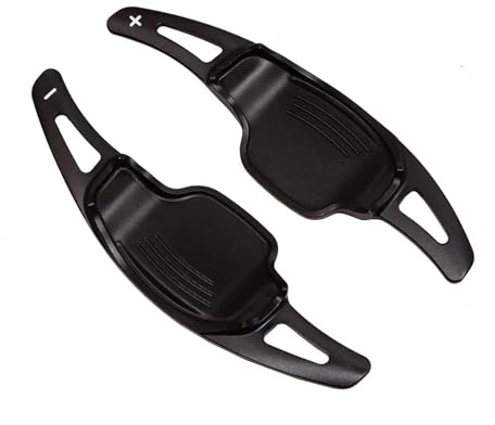 Dnhqknoaf Levas Cambio Extensión Para Buick Para Regal Para GS Para LaCrosse Para GL8 Para Verano Volante De Aluminio Paletas Cambio Marchas Cubierta Extensión(Negro)