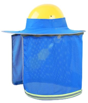 Visera Solar para Casco De Seguridad Malla Impermeable y Reflectante de