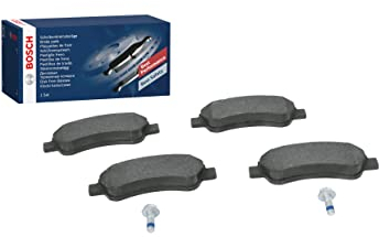 Bosch BP318 - Pastiglie Freni Auto, Asse Anteriore - Qualità Bosch - Riduzione del Rumore e della Polvere - Certificazione ECE-R90 - Senza Rame - 1 Confezione da 4 Pastiglie - Con Accessori