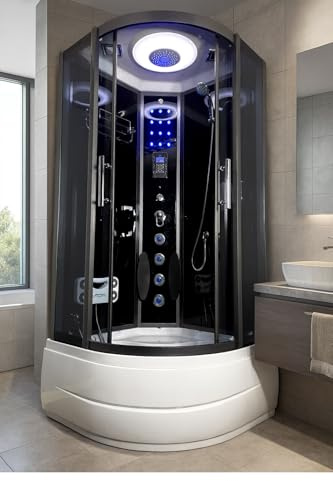 2026 Galaxy Showers - PROSPA X25 Smart Steam Shower Bluetooth spa Cabin pod 900 x 900mm