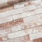 SOPHIE LAURENCE Rustic Urban Brick Red Wallpaper, Full Roll Paste The Wall for Wall Decorate Kitchen Bedroom and Living Room (Red)
