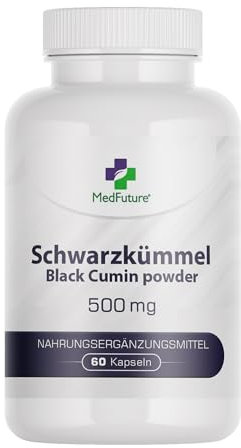 Schwarzkümmel - 500 mg 60 Kapseln stärkt die Immunität