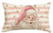 Artoid Mode Rosa Weihnachtsmann Streifen Weihnachten Kissenbezug, 30x50 cm Winter Zierkissenbezug Couch Wohnzimmer Deko
