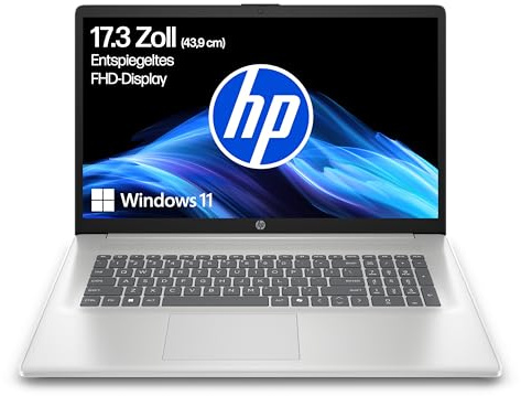 HP 17-cn3263ng 17.3 FHD, Core i5-1334U, 16GB RAM, 512GB SSD, Windows 11 Home, Natural Silver (BZ8R4EA) (0199251803376)