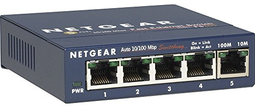 FS105NA - Netgear ProSafe FS105 Ethernet Switch 5 x 10/100Base-TX (FBA_FS105NA)