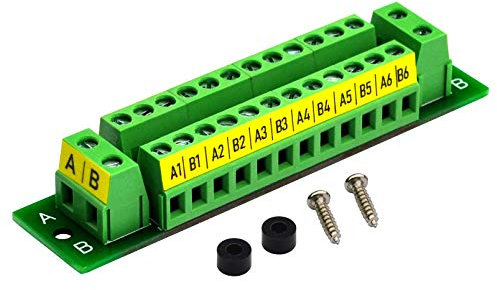 OONO 16 Amp 2x12 Position Terminal Block Distribution Module for AC DC