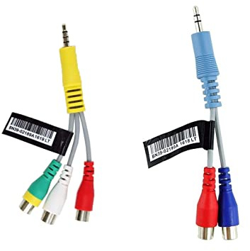 Video Audio Cable BN39-02189A BN39-02190A for Samsung LED TV, Compatible