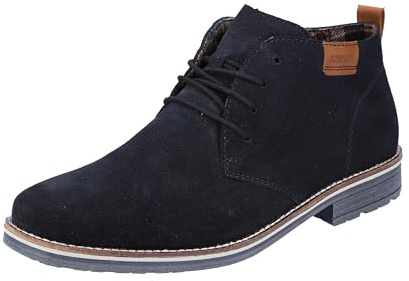 Rieker 33206, Botas de Moda Hombre, Blau, 46 EU Ancho