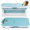 Sonnewelt 132x60x50cm Faltbare Badewanne Erwachsene XL, klappbare mobile Badewanne mit Abdeckung Klappbadewanne Erwachsener foldable bathtub mit Korb für Badezimmer, Dusche und Balkon