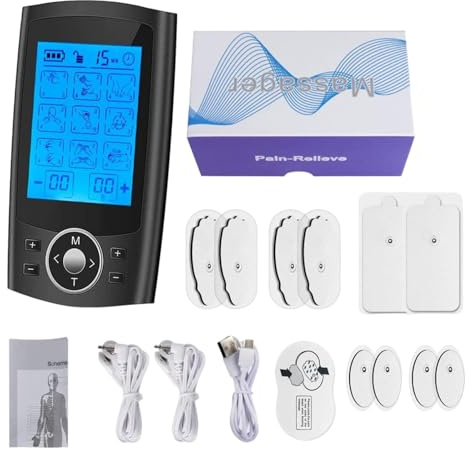 Mbiyhgta Elektrisk massageapparat för muskler, muskelstimulator för obehagslindring | Muskelstimulator elektriska massageapparater - 36 massagelägen Muskelmassager, nervstimulator för helkroppsmassage