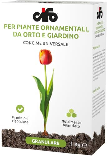 CIFO Concime Granulare Universale 1kg per Piante Ornamentali - 110802