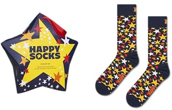Happy Socks Calcetines 1-Pack Star Cluster Gift Set Algodón Unisex Azul marino 36-40