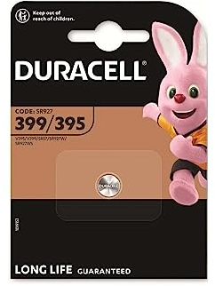 1X Duracell 399/395 (1 Blister Da 1 Batteria) 1 Pila (SR927/V395/V399/SR57/SR927W/SR927WS)
