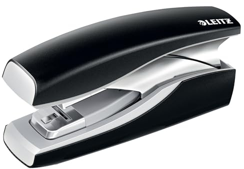 Leitz Nexxt softpress platt häftapparat upp till 30 blad, svart, 56030095