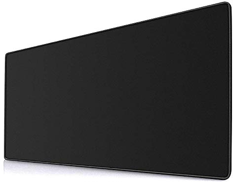 YEBMoo Extended Gaming Mouse Pad Extra Large 600x300x3 mm Water Resistant Mice Mat with Non-Slip Base for PC Computer Laptop (60x30 Black001)