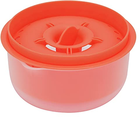 Yuecoom Mini separatore di tuorli d'uovo, separatore di tuorli d'uovo di cottura, estrattore di albume d'uovo, strumento di cottura fatto in casa,Separatore di Uova Separa Uova Separa Albume (rosso)