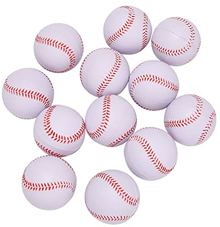 BEIEM 12 Baseballbälle aus Schaumstoff, 9 Zoll, für junge Erwachsene, sportliches Schlagballtraining für die Ausbildung von