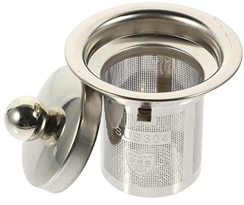 Stainless Steel Tea Strainer Insert Tea Infuser for Teapot Small with Evenly Distributed Filter for Home and Restaurant Use