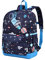 VASCHY Rucksack für Kinder, Schulranzen für Jungen, Kindergarten, 4 – 6 Jahre, niedlich, leicht, wasserdicht, Dinosaurier, Einhorn, für A4, Vorschule, mit Brustgurt, Platz, one size, Tagesrucksack