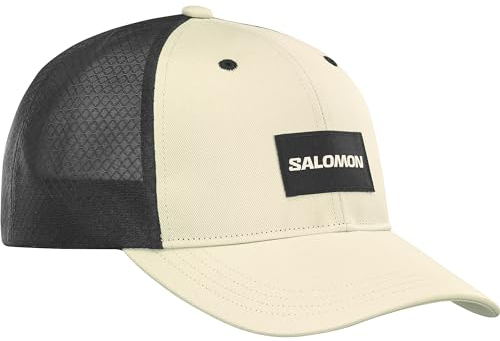 Salomon Unisex Trucker Kappe, RAINY DAY / DEEP BLACK, M EU