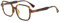 Lairesen Vintage Oversized Blue Light Blocking Glasses - quadratischer Rahmen, phototrope Gläser, große klare Gläser (Schildpatt, x)