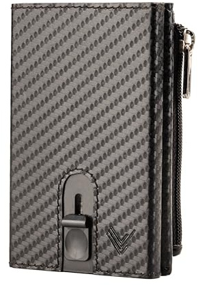 Lavalen Carteras para Hombre Piel – Cartera Tarjetero Hombre Pequeño con RFID - Billeteras Mini de Cuero - Slim Wallet for Men - Porta Tarjetas Pequeña – Regalos Originales.