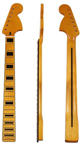 Gitarrhals DIY Ersättning 6 Strings 22 Fret Elektrisk Gitarrhals Med Blank Lönnbindning