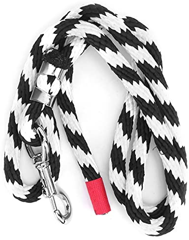 Haofy Führstrick für Pferde, Dicke Baumwolle mit Haken aus Legierung, Robust für Reitsport und Viehzucht (2,5 Meter lang)