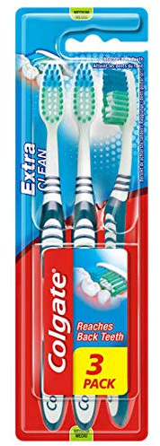 Colgate Extra Clean Toothbrush Medium (3 Pack)