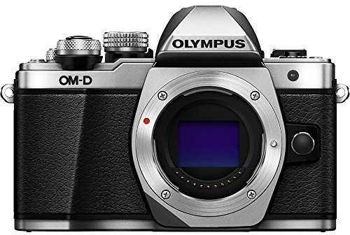 OM SYSTEM Olympus OM-D E-M10 Mirrorless Digital Camera (Silver)- Body only
