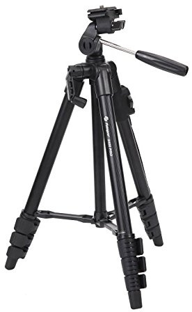 Fotopro X1 DIGI-3400 Kompaktstativ mit 4 3-Achsen-Kugelgelenken, mit Smartphone Adapter (SJ-85) und Adapter für Actionkamera (GA-1)