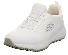 Skechers Squad Sr sneakers för kvinnor, Vit platt stickad, 36 EU
