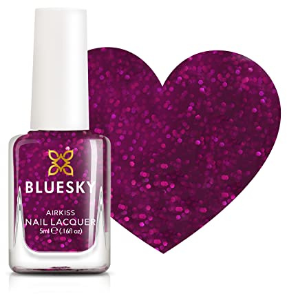 Bluesky Kids Nail Varnish - Tout ce qui brille, rose. Pélé émouvant, non toxique, à base d'eau, vernis à ongles sans odour pour les enfants, 5 ml