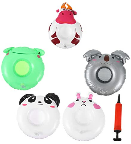 BCOATH Tapete para Cerveza y Agua Portavasos Inflable PVC Decoración Festiva Resistente y Práctico