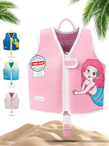 KIDVERSE gilet galleggiante per bambino - Comfortevole ausilio al nuoto per bambini - Imparare a nuotare in sicurezza per maschi e femmine - Taglia S 15-19kg & Taglia M 19-30kg