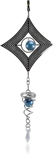 BARRU Carillon éolien en acier inoxydable 1pcs, élégante suspension de fenêtre, élégante suspension de fenêtre,