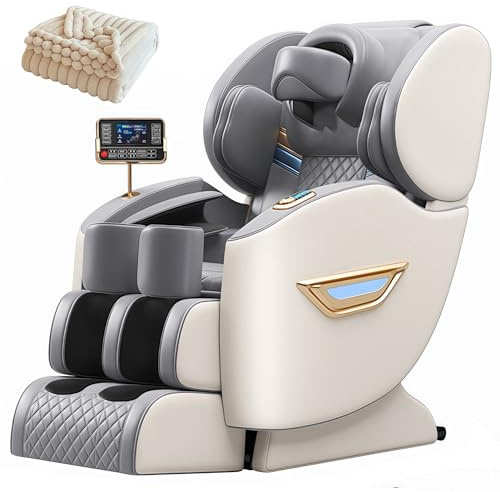 LFFTBK Sillón De Masaje Inteligente 4D, Amasamiento Preciso Hombro Y Cintura Espalda Diseño Pequeño Y Doméstico