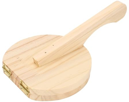 OPPWONG Prensa de Tortillas de, Material de Registro Premium Prensa Manual con Menos Fuerza para Aplanar la Masa hasta su Forma Final Hace Tortillas Finas, Pizzas y Otros (M)