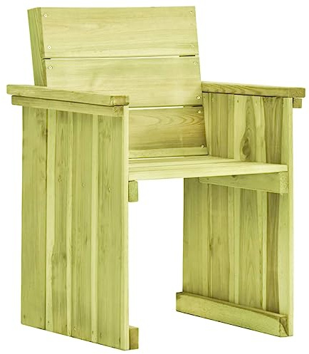 Mimdixy Silla de camping Sillas de jardín Sillas de terraza,Silla de jardín Madera de pino impregnada,Sillas de balcón para terraza o jardín, fácil de montar, fácil de mantener
