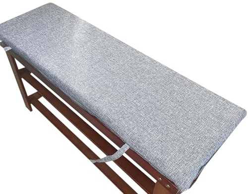 Halkfri, tvättbar inomhus och utomhus bänkköss för uteplats, trädgård, veranda, burspråk, (Co 2, 150 x 30 x 5 cm) bord, väderdekoration, perfekt för heminredning