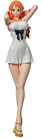 Banpresto One Piece Film Gold Glitter & Glamours Nami Movie Style Action Figure (White Dress Version)