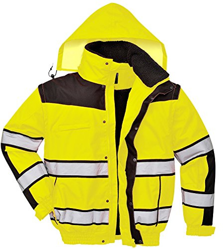 Portwest C466 Hi-Visibility Classic Bomber Jacket, yellow, UTRW4387_12